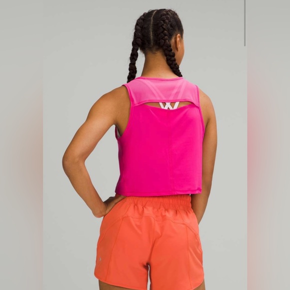NWT - Lululemon Sculpt Cropped Tank Pink Size 4 - Picture 2 of 6